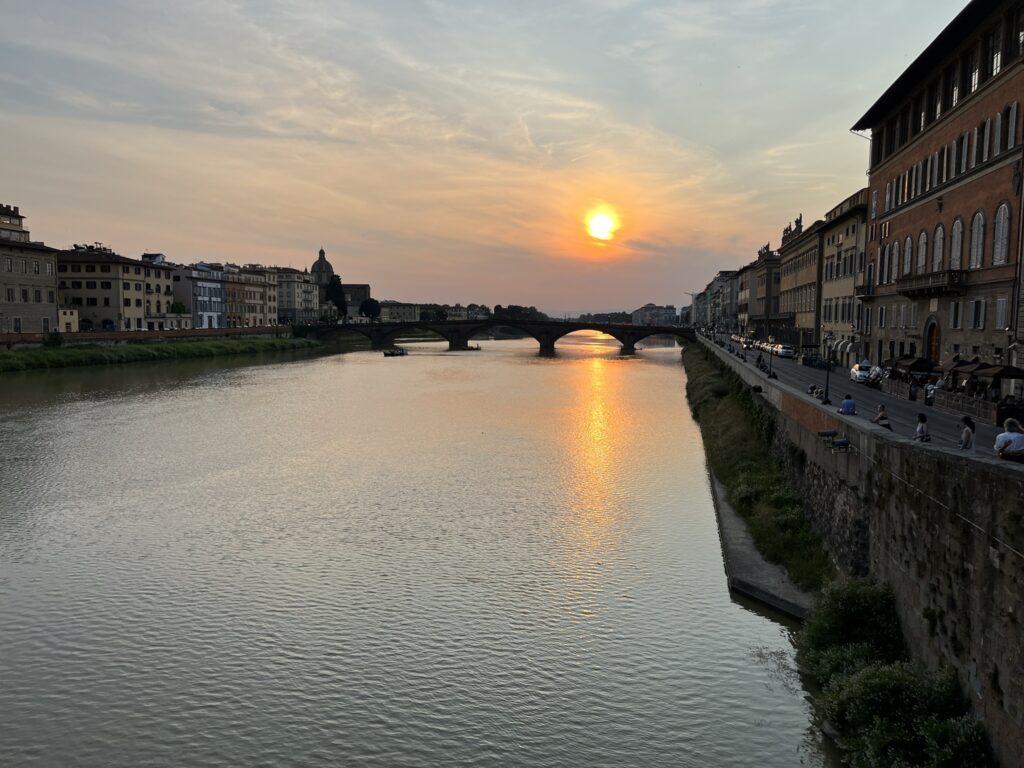 Arno River Sunset Florence