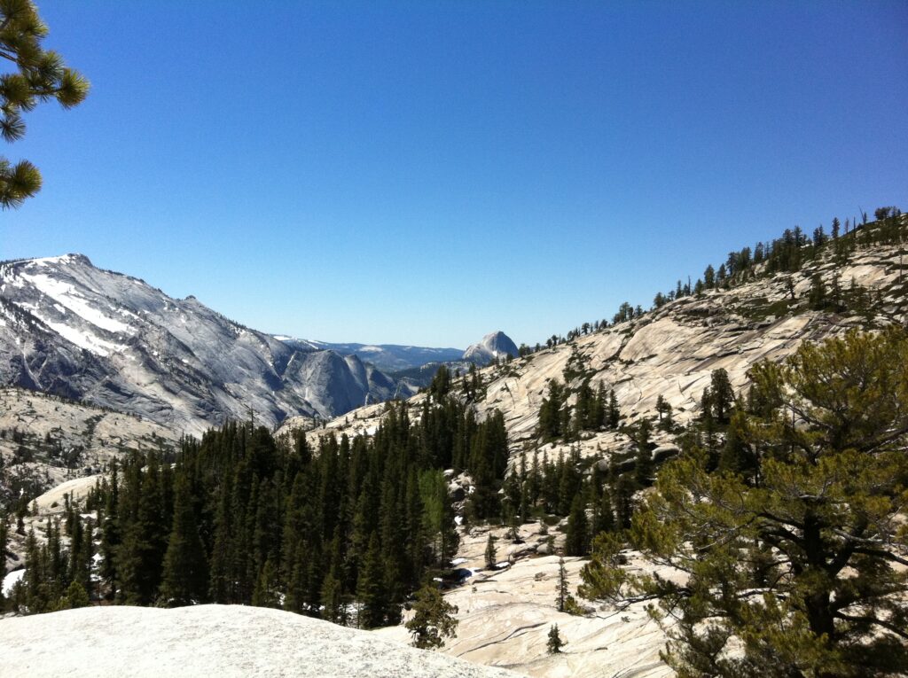 Behind Half Dome Yosemite