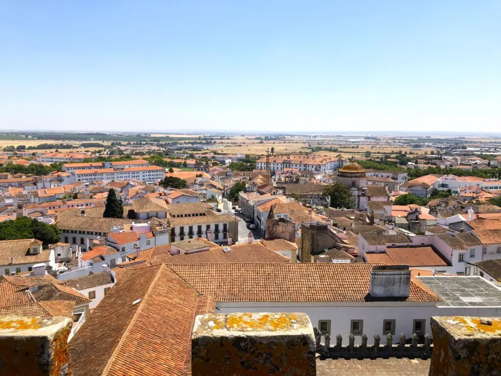 Evora View from Cathedral of Évora