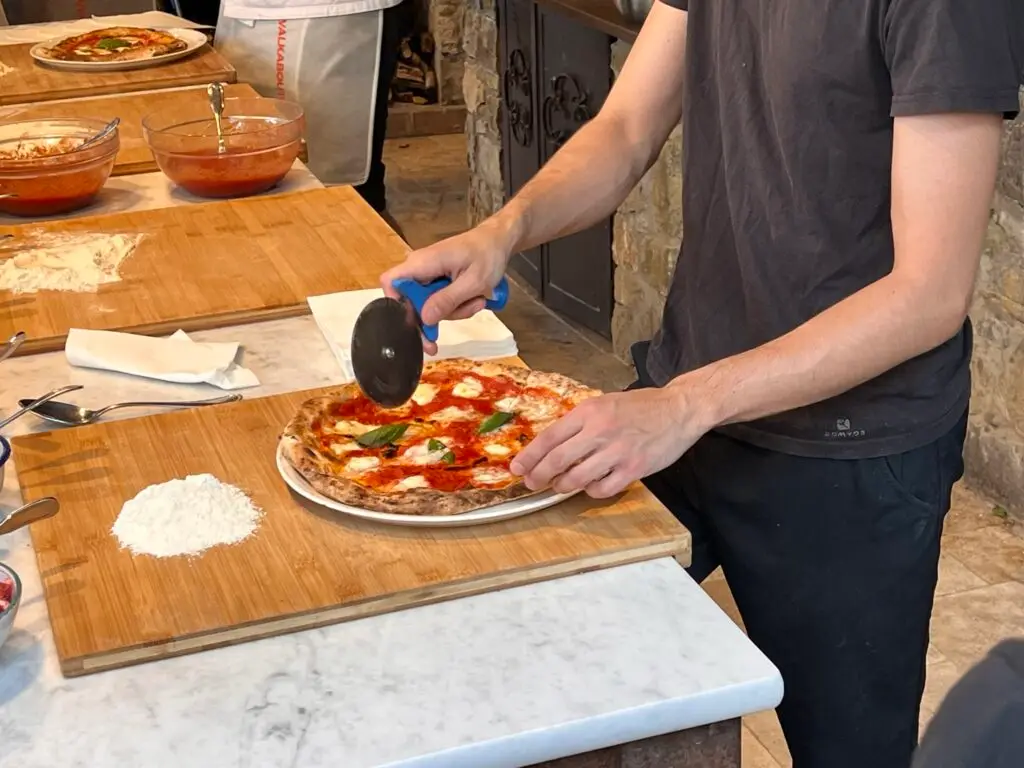 Neapolitan Style Pizza Making Florence Italy