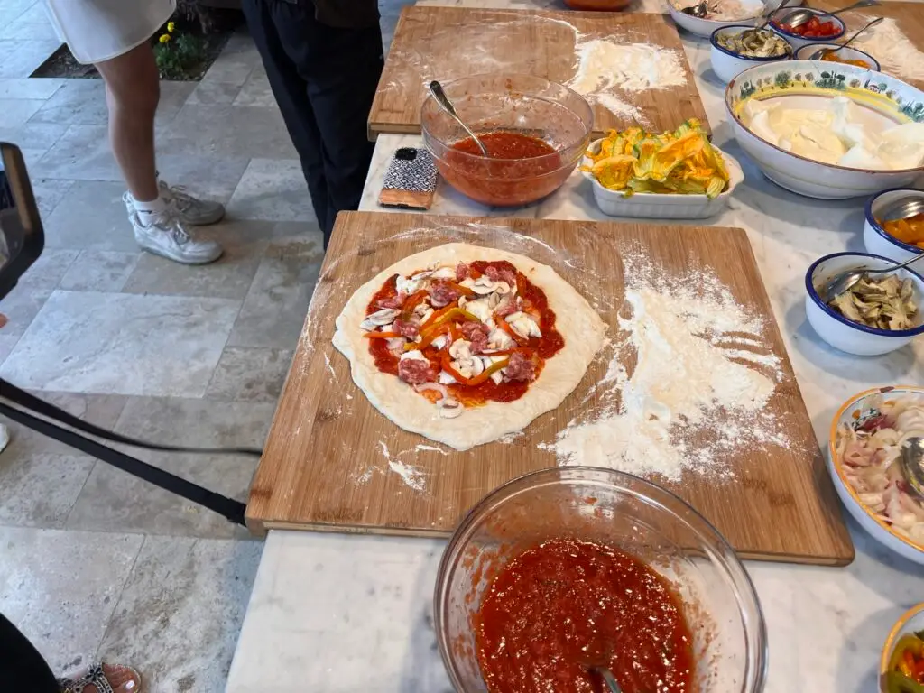 Making Pizza Florence Italy