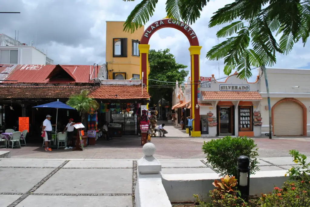 Plaza Confetti Cozumel Mexico