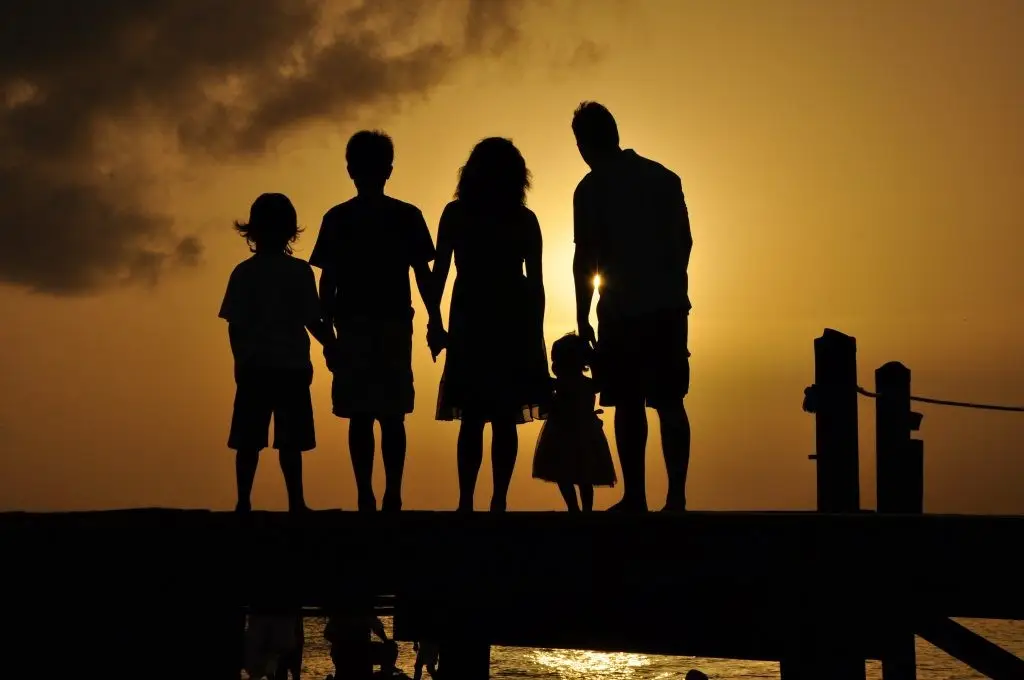 Turks and Caicos Sunset Family