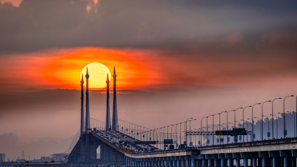 Sultan Abdul Halim Muadzam Shah Bridge Penang Malaysia