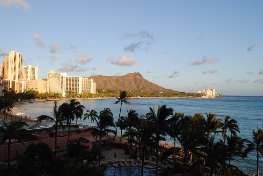 Waikiki Sunset Diamond Head Oahu