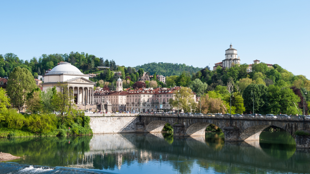 Chiesa Parrocchiale della Gran Madre di Dio and Po River Turin