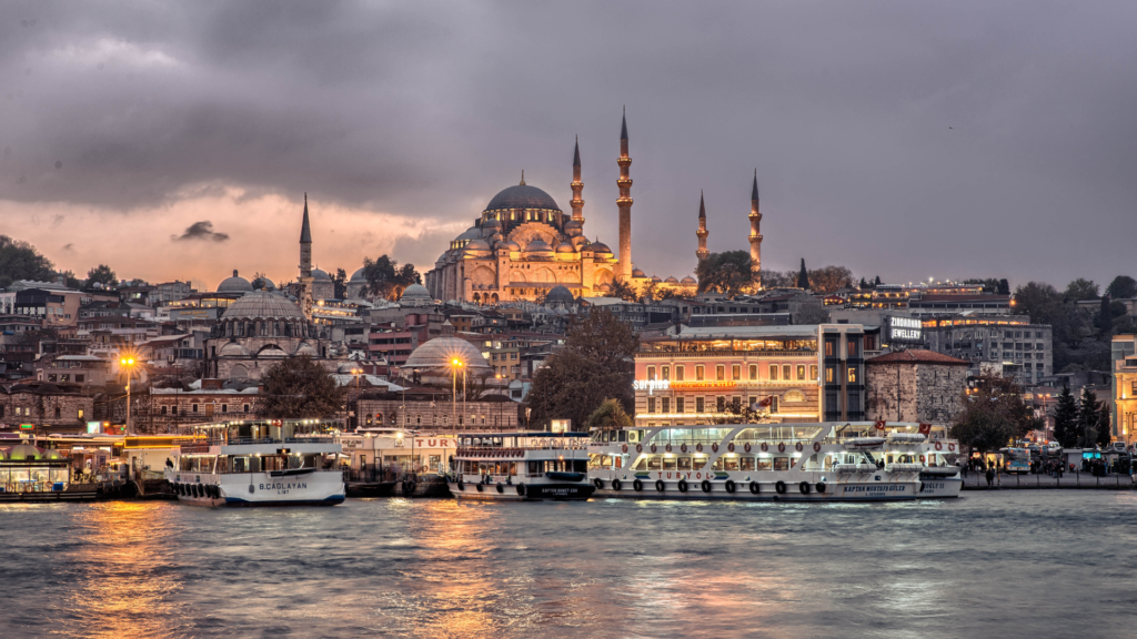 Istanbul Turkey from the Bosphorus