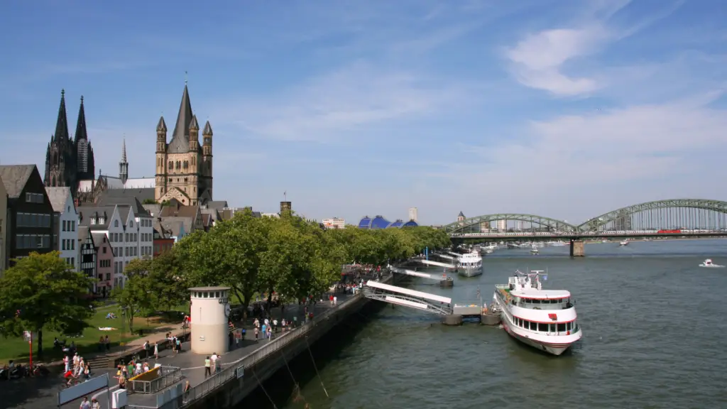 Rhine River Cologne Germany