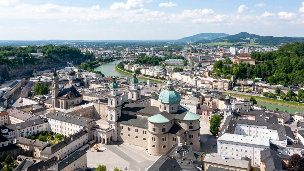 Salzburg Austria Skyline