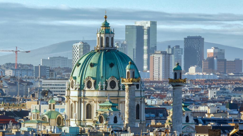 Vienna Austria Skyline