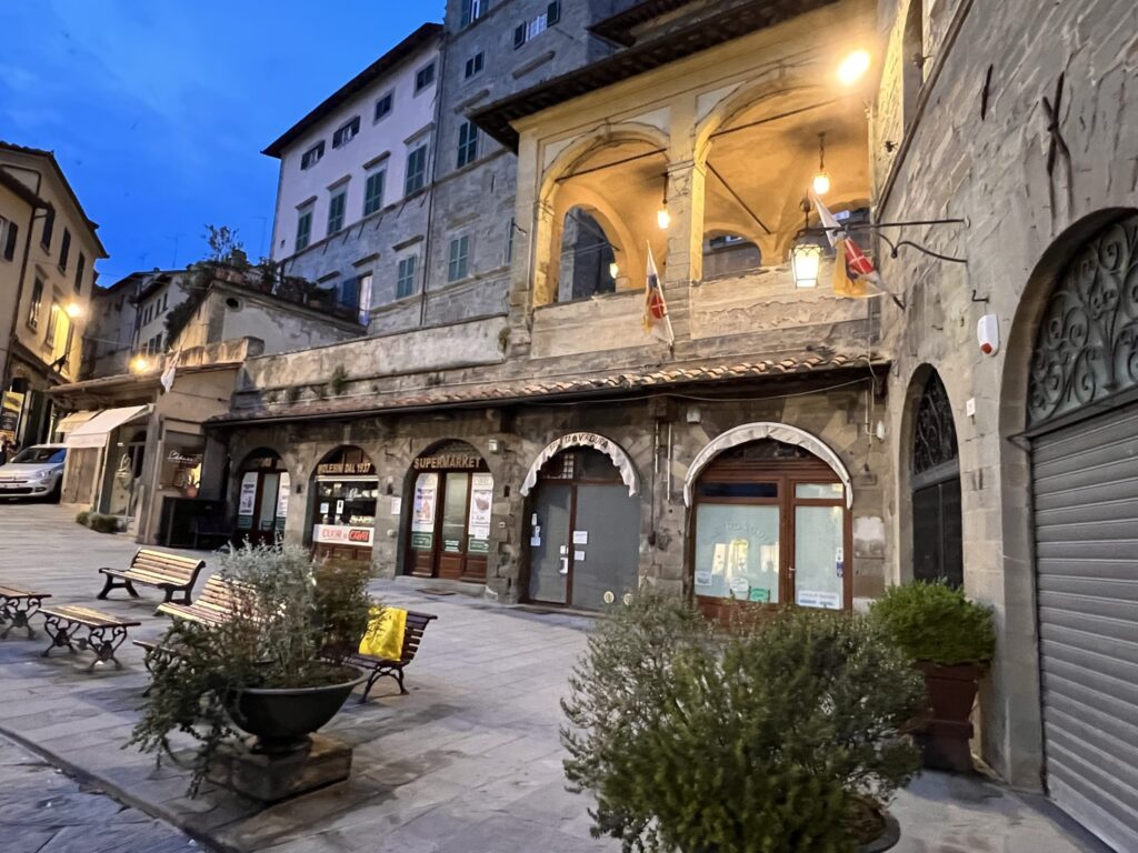 Cortona courtyard