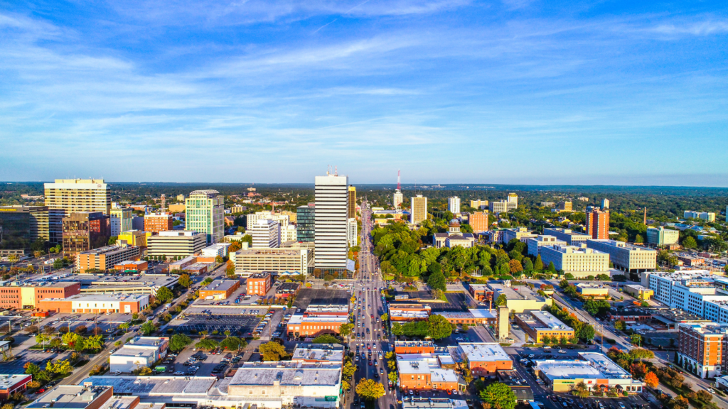 Downtown Columbia South Carolina Skyline SC