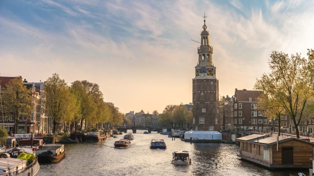 Montelbaanstoren Tower, Amsterdam, Netherlands