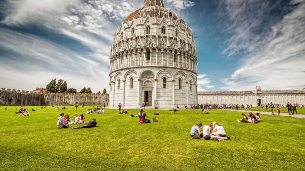 Pisa Baptistery in Italy