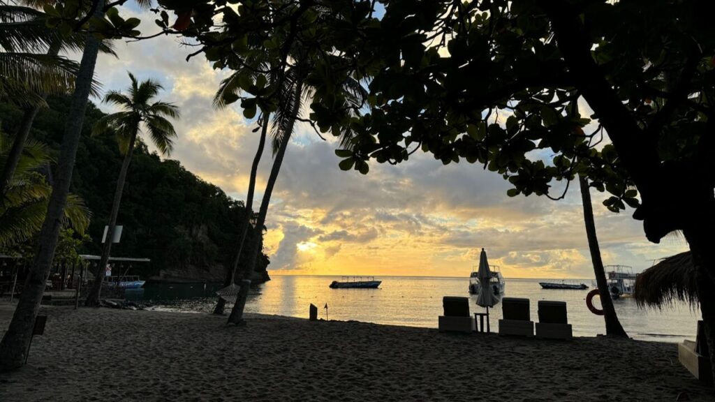 Anse Chastanet Beach Sunset