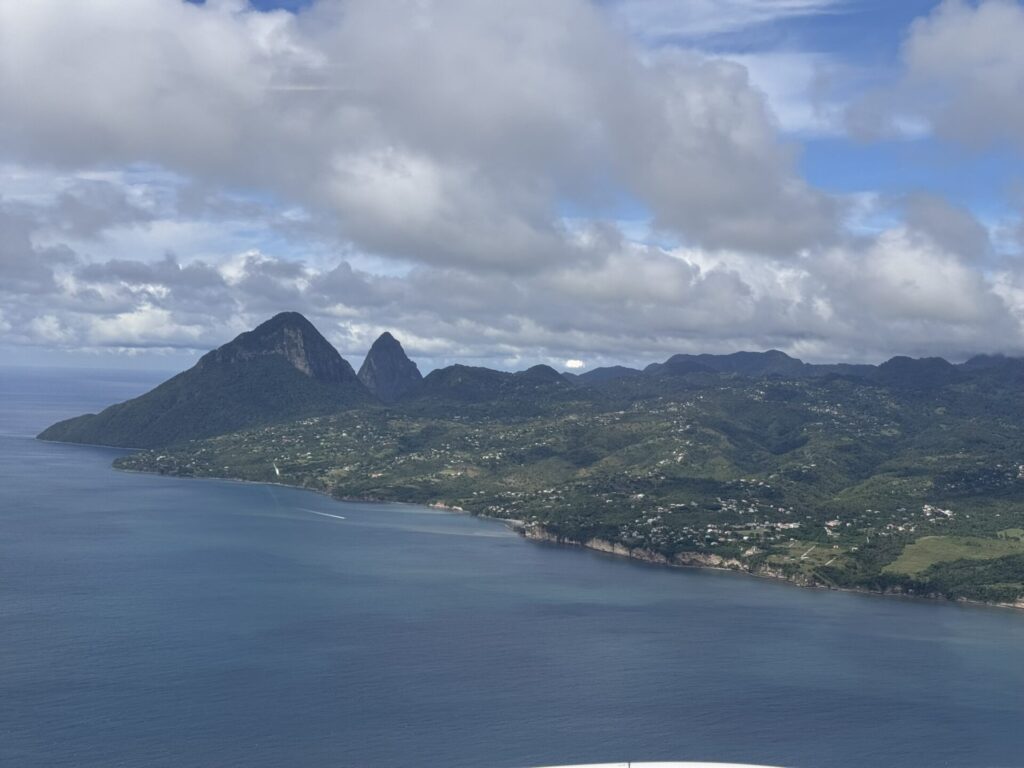 St Lucia from Air