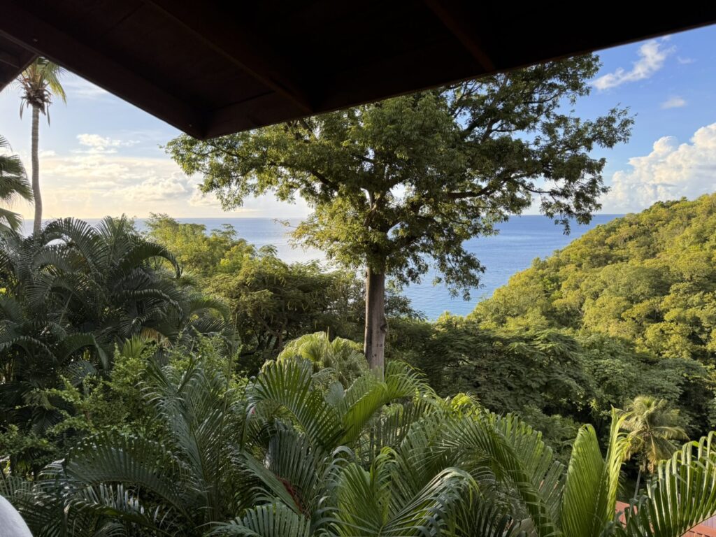 View from Ginger Suite Anse Chastanet