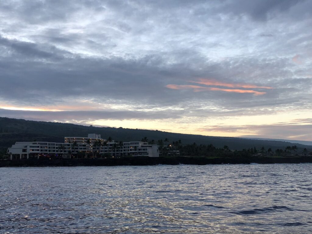 Sunrise at OUTRIGGER Kona Resort Big Island