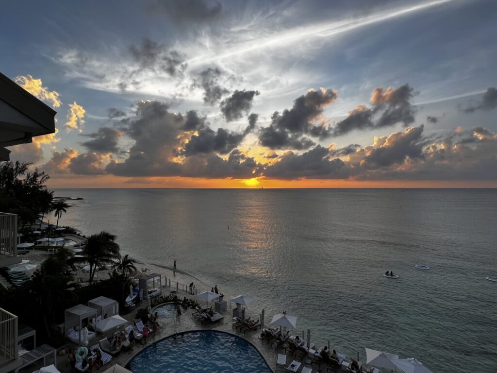 Sunset from Grand Cayman Marriott Resort