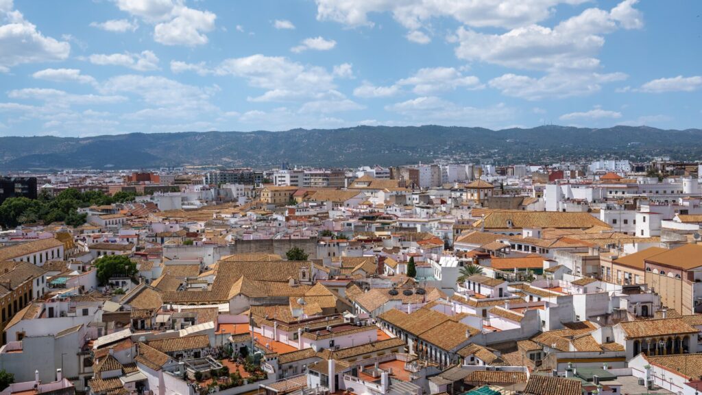 Cordoba and Sierra Morena mountains