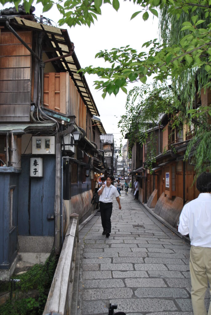 Streets of Gion District Kyoto Japan