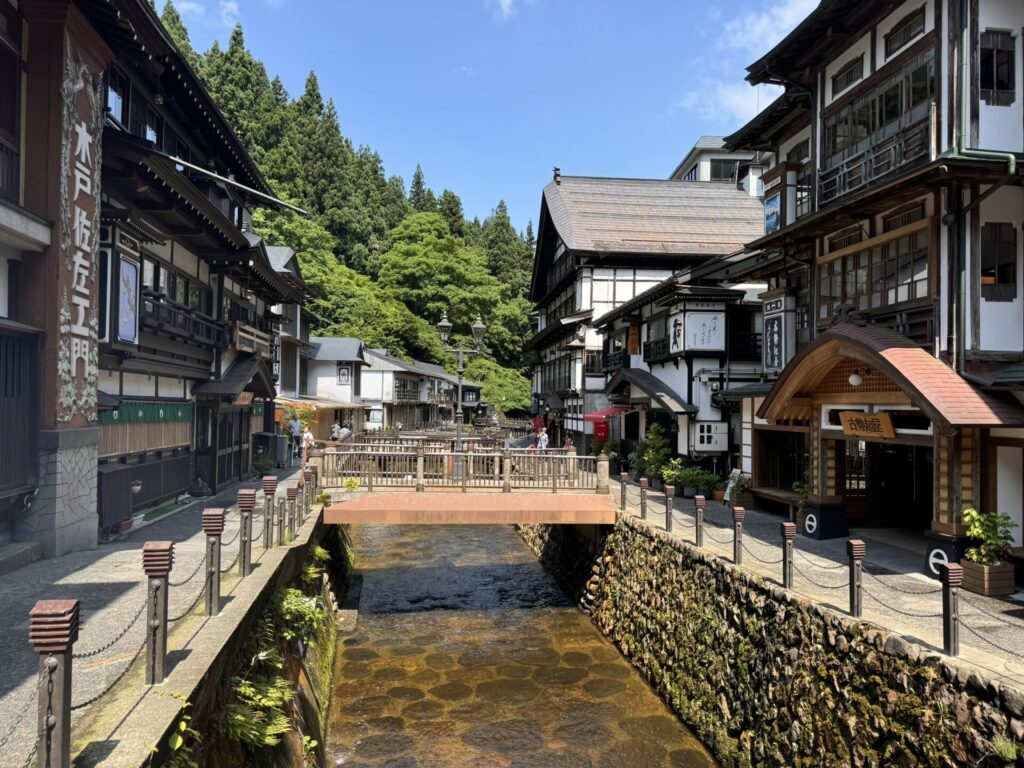 Ginzan Onsen River View