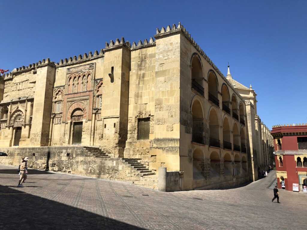 Outside the Mosque Cathedral Cordoba