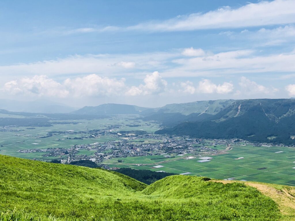 Aso-Kuju National Park Kumamoto Prefecture Kyushu Japan