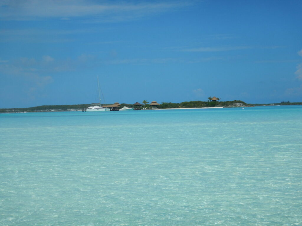 Little Pipe Cay Sand Bank Exuma Bahamas