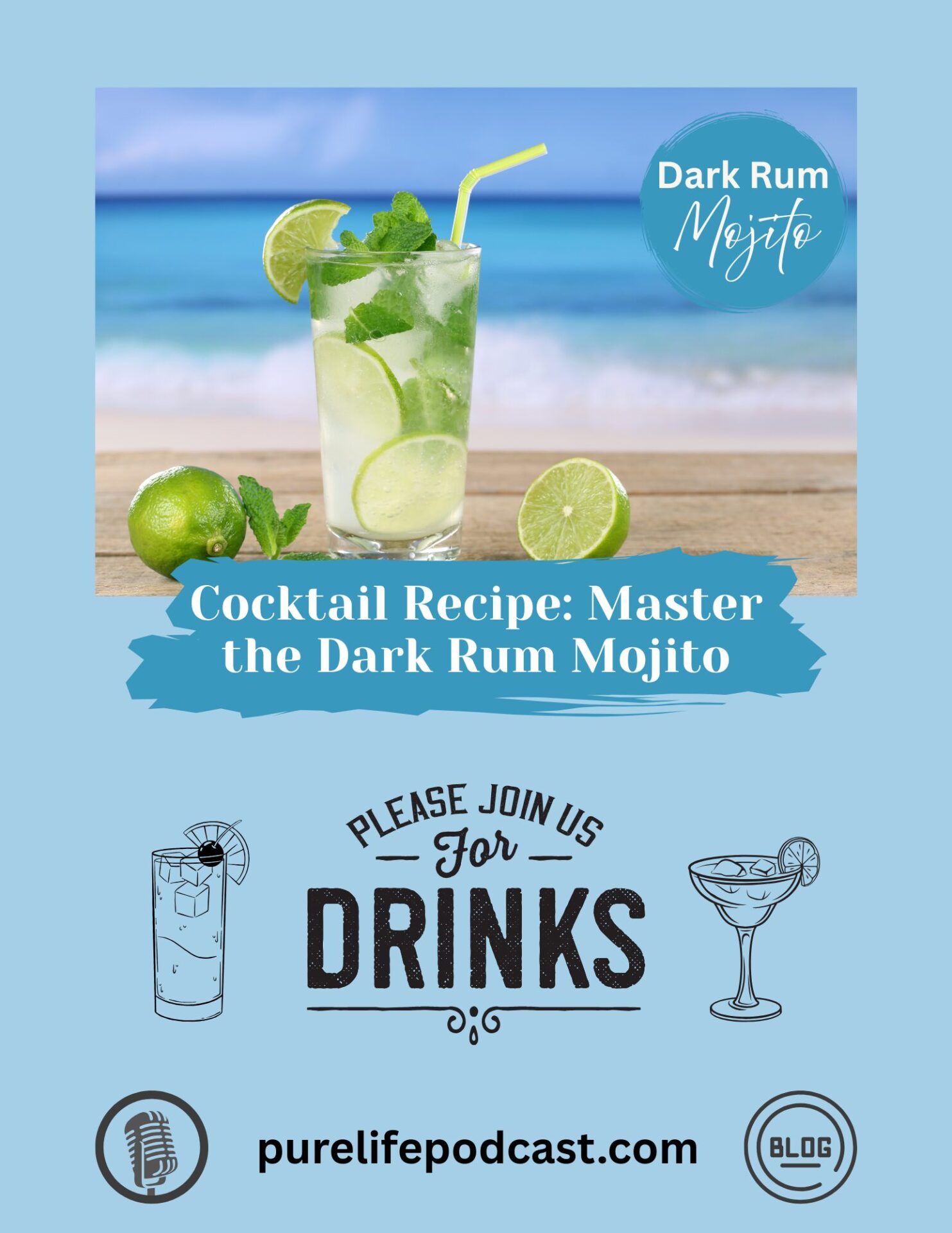 Dark Rum Mojito Recipe