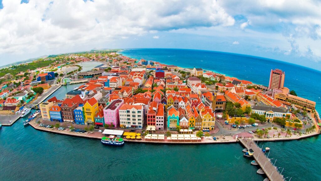 Willemstad Areal Photo Curacao