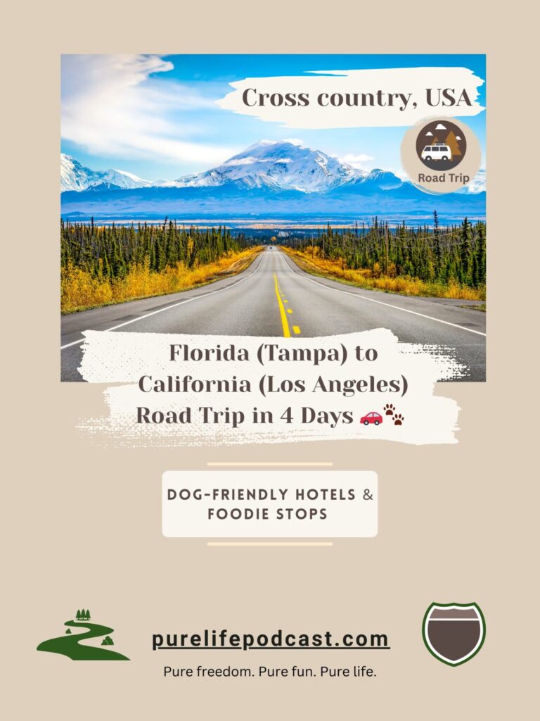 Fastest Tampa to Los Angeles Road Trip