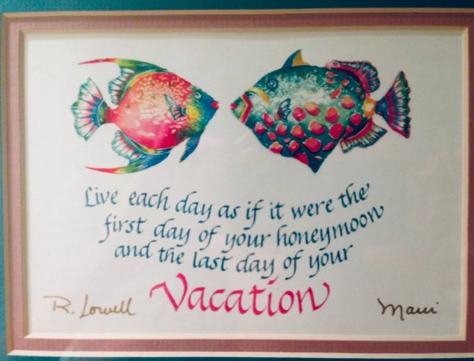 Maui Vacation Sign