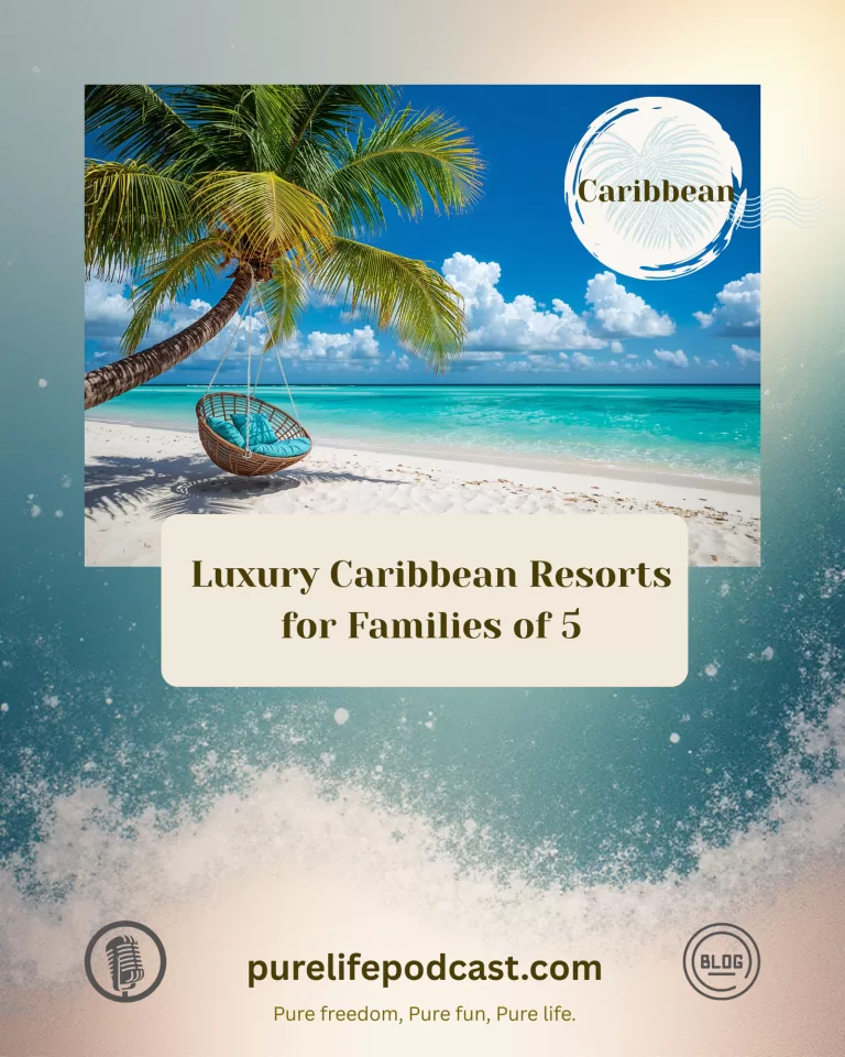 Fam of 5 luxury caribbean resorts