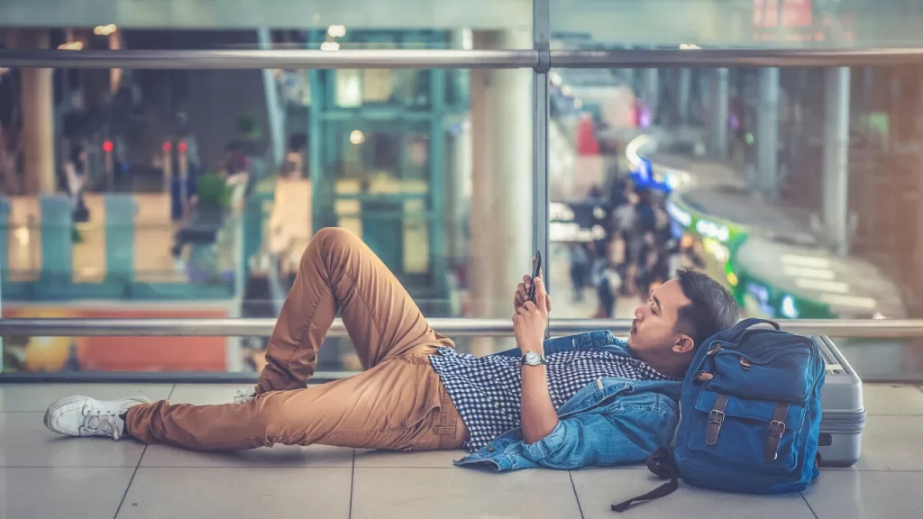 Sleeping at airports