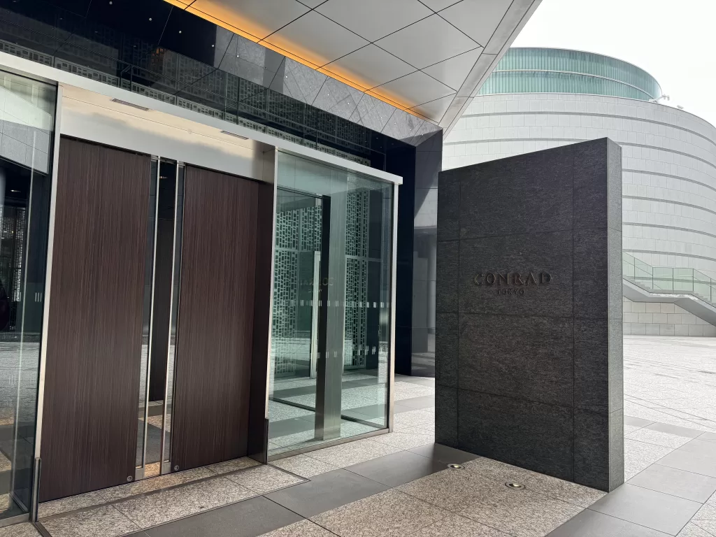 Tokyo Conrad Hotel front