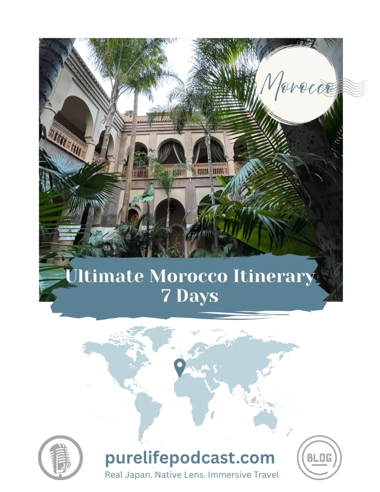 Morocco Itinerary 7 Days