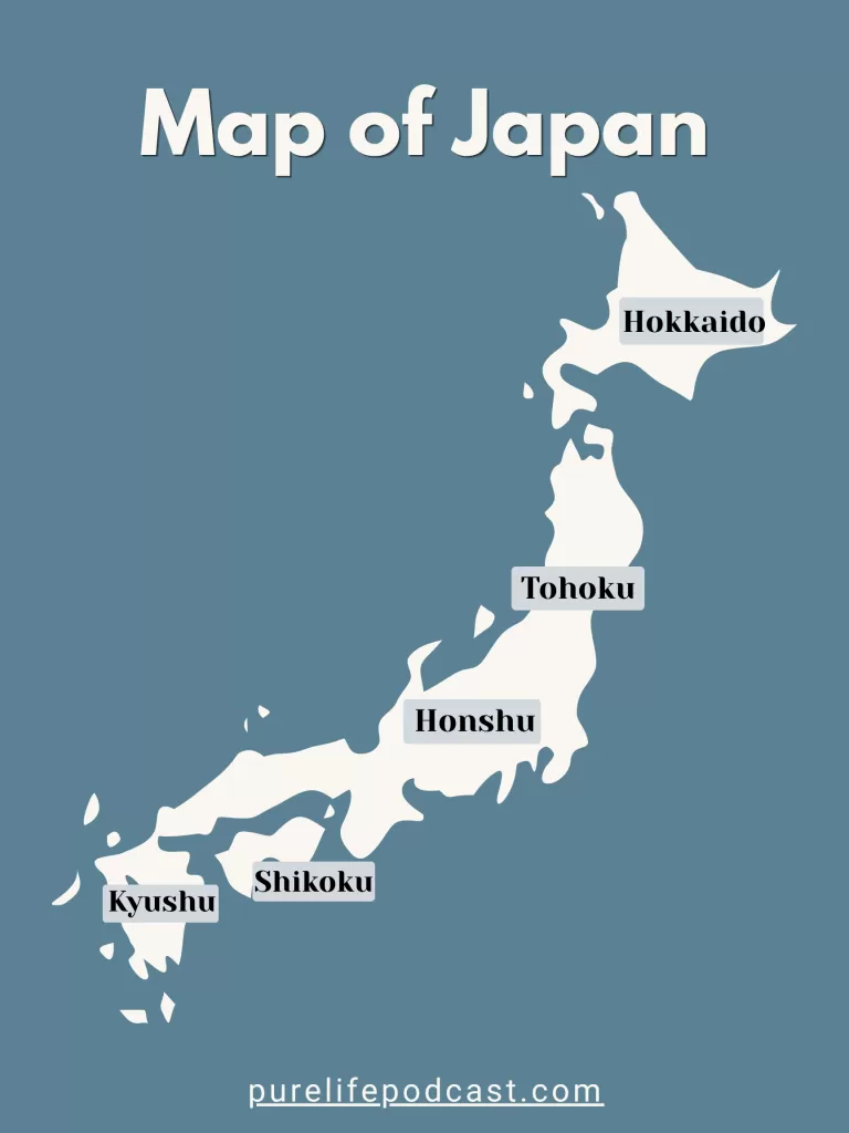 map of Japan