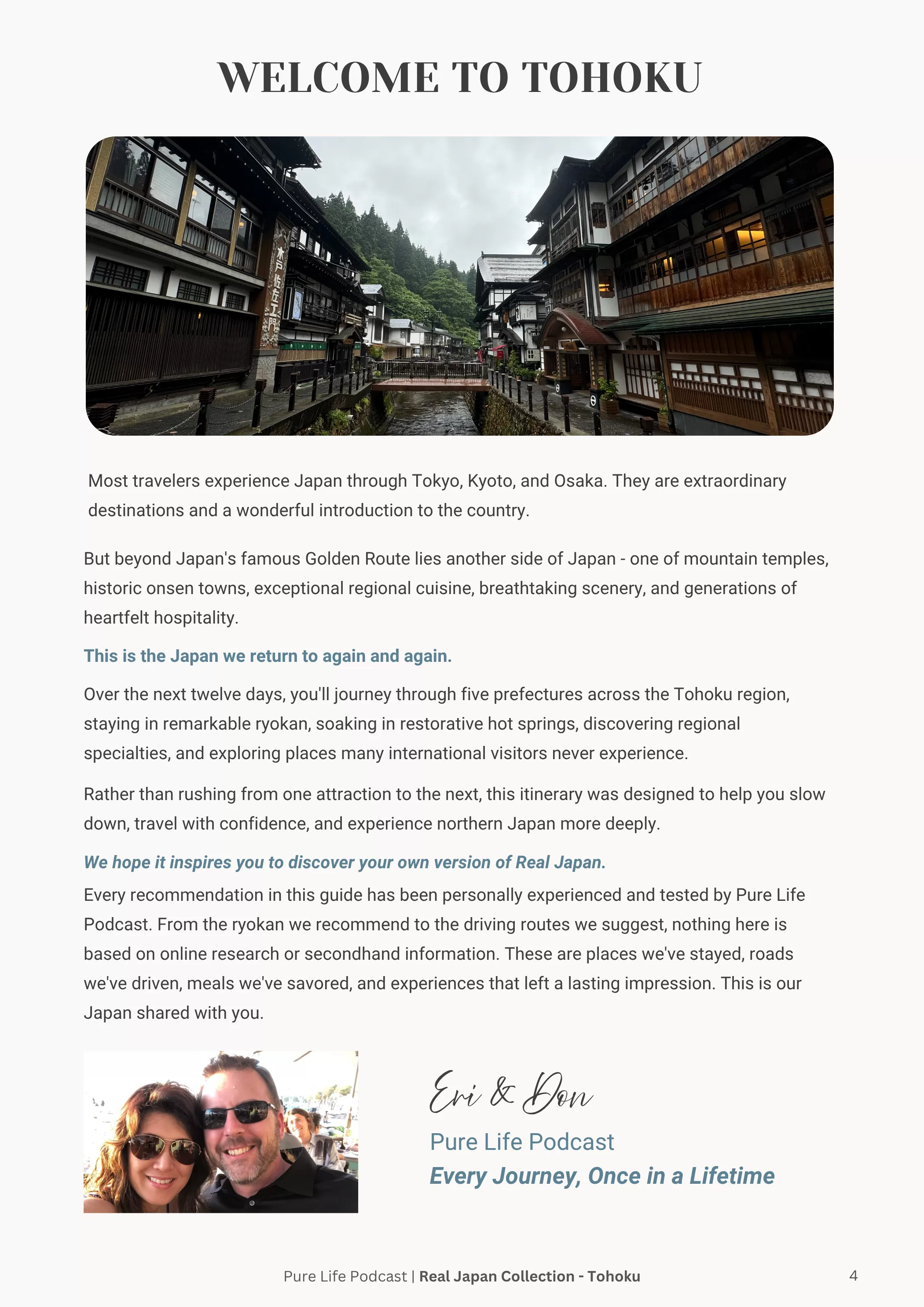 Tohoku Guide Welcome