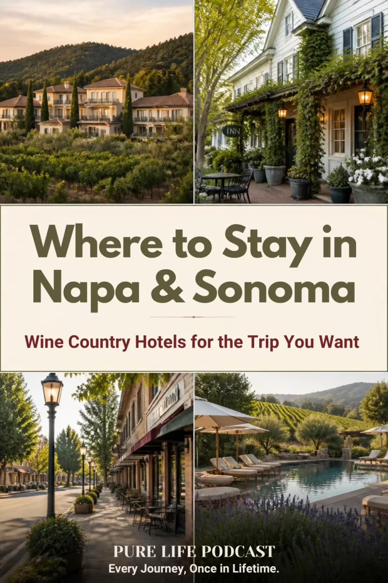 Where to Stay in Napa and Sonoma
