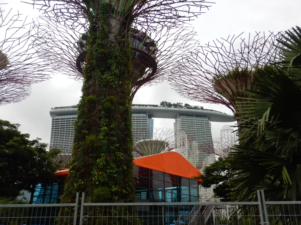 Marina Bay Sands from Gardens By the Bay
